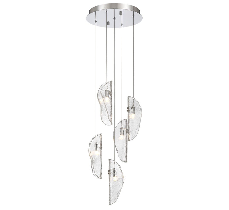 Lib & Co. 12407-017-01 LED Chandelier, Chrome