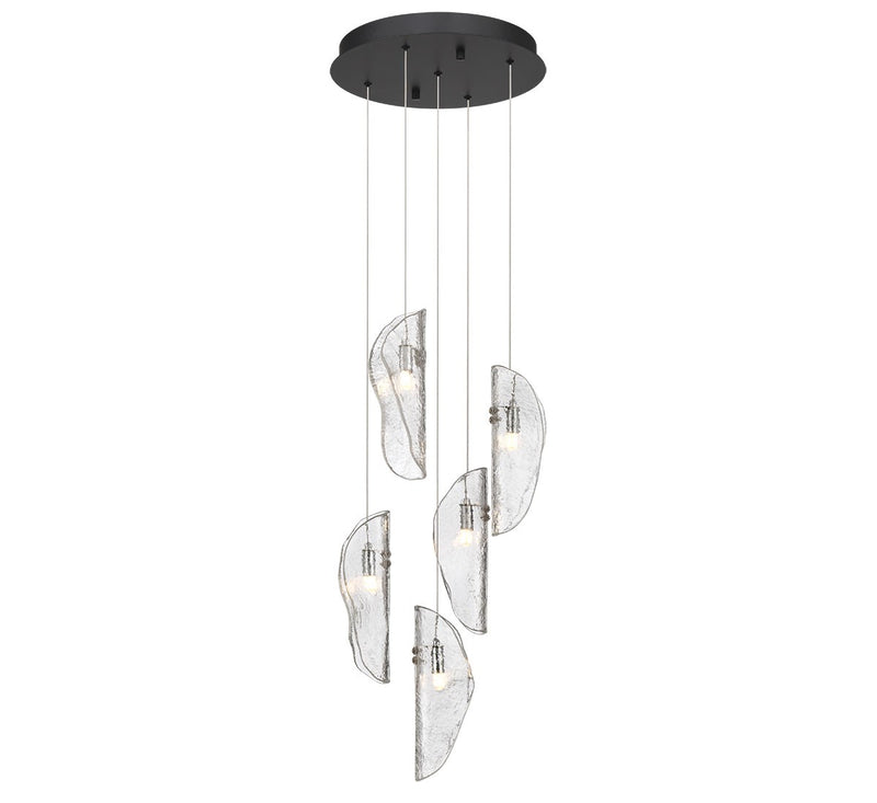 Lib & Co. 12407-017-02 LED Chandelier, Black