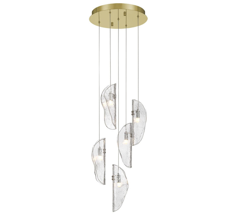 Lib & Co. 12407-017-07 LED Chandelier, Gold