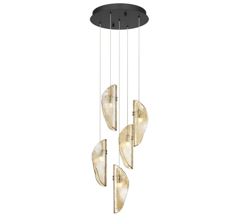 Lib & Co. 12407-018-02 LED Chandelier, Black