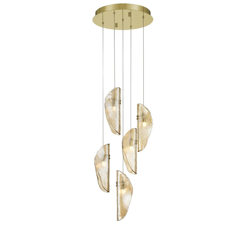 Lib & Co. 12407-018-07 LED Chandelier, Gold