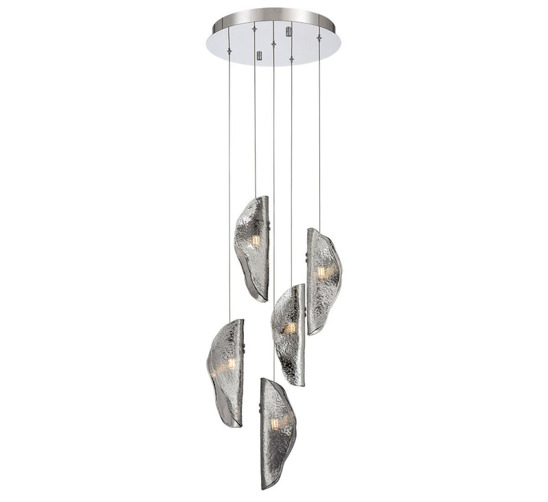 Lib & Co. 12407-019-01 LED Chandelier, Chrome