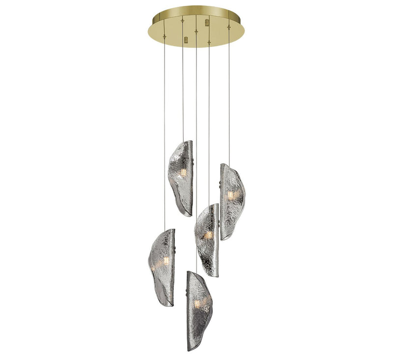 Lib & Co. 12407-019-07 LED Chandelier, Gold