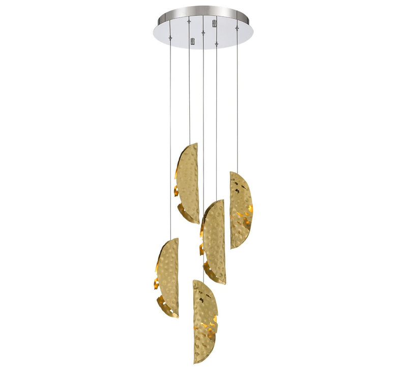 Lib & Co. 12407-020-01 LED Chandelier, Chrome