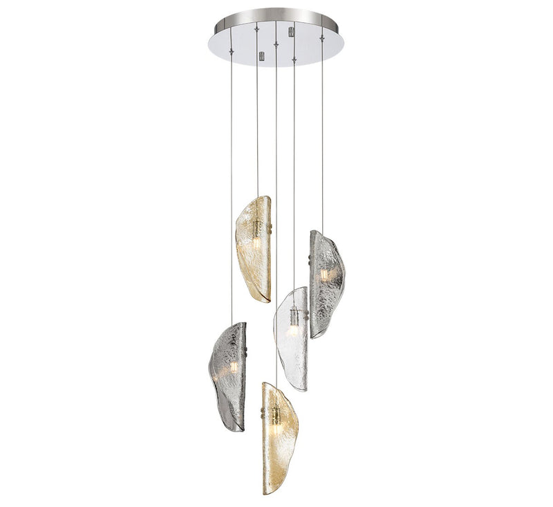 Lib & Co. 12407-023-01 LED Chandelier, Chrome