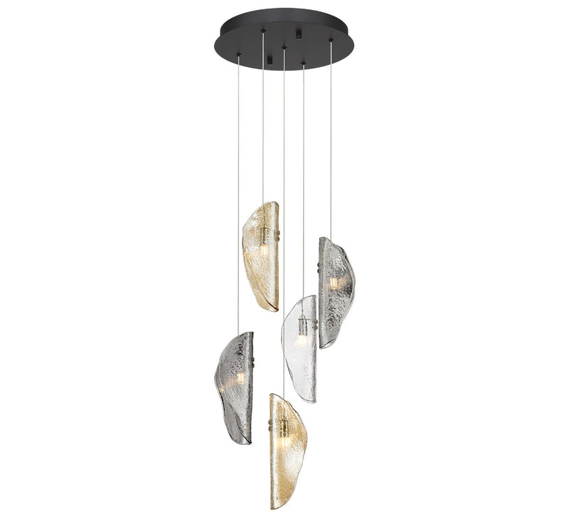 Lib & Co. 12407-023-02 LED Chandelier, Black