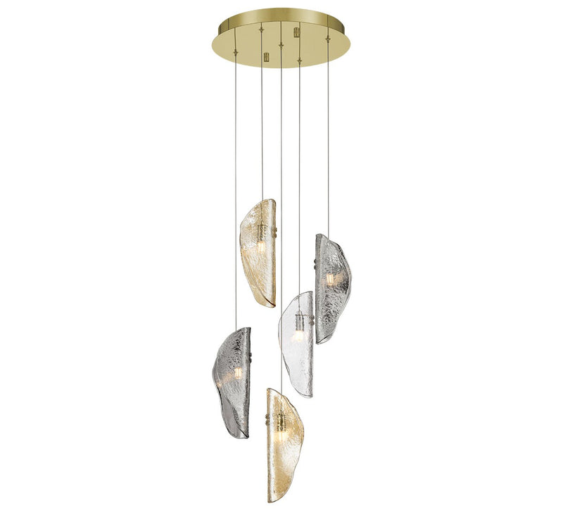 Lib & Co. 12407-023-07 LED Chandelier, Gold