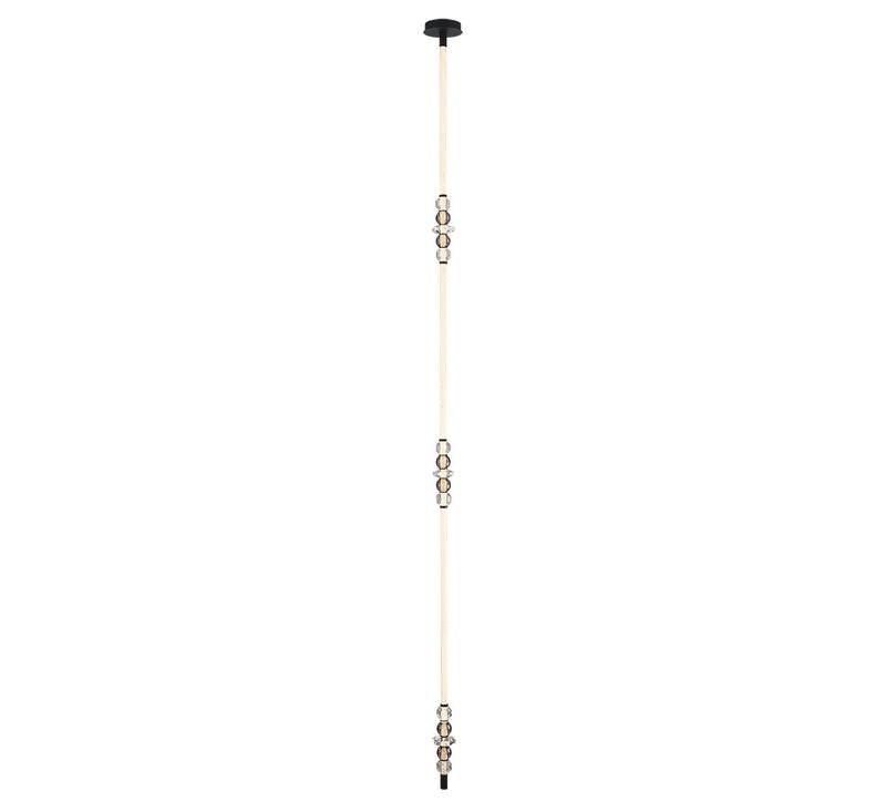 Lib & Co. 12415-02 LED Chandelier, Matte black
