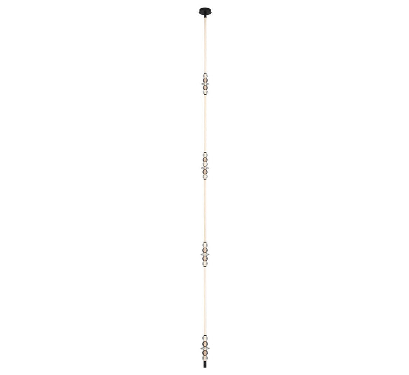 Lib & Co. 12416-02 LED Chandelier, Matte black