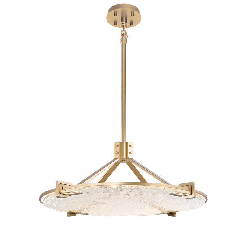 Lib & Co. 12435-014 LED Chandelier, Brushed gold