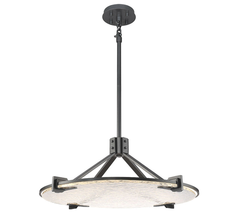 Lib & Co. 12435-032 LED Chandelier, Brushed gunmetal