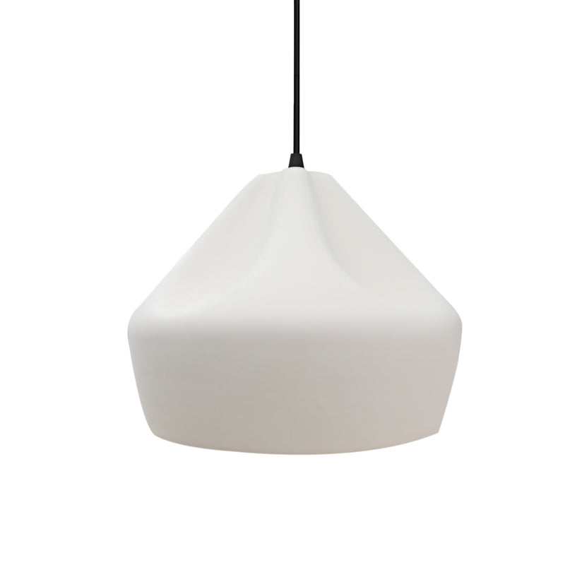 Justice Designs CER-6590-BIS-MBLK-BKCD One Light Pendant, Matte Black