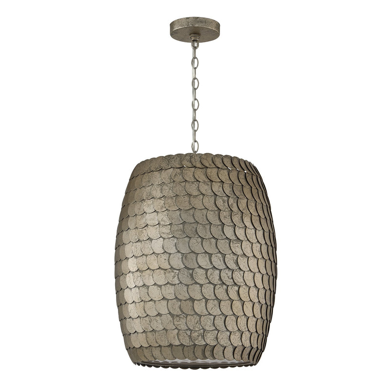 Capital Lighting 359912GCL One Light Pendant, Grecian Luster