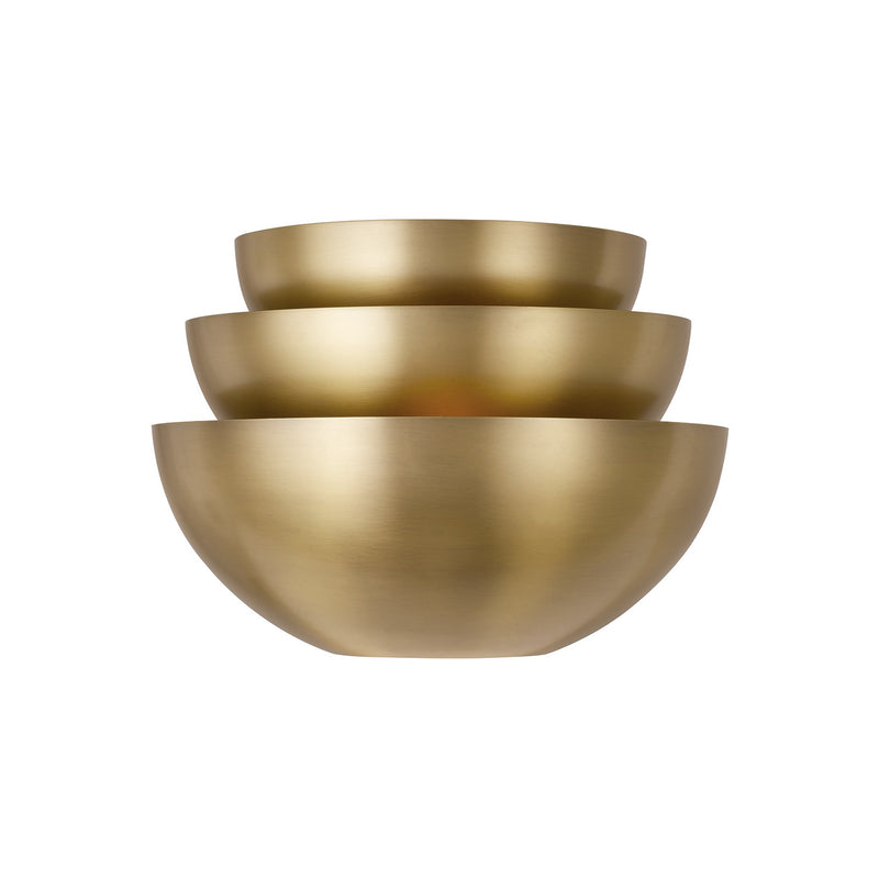Capital Lighting 657721AD Two Light Wall Sconce, Aged Brass