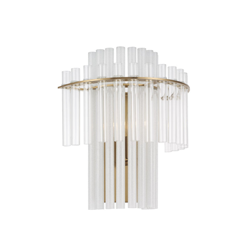 Capital Lighting 658711AD One Light Wall Sconce, Aged Brass