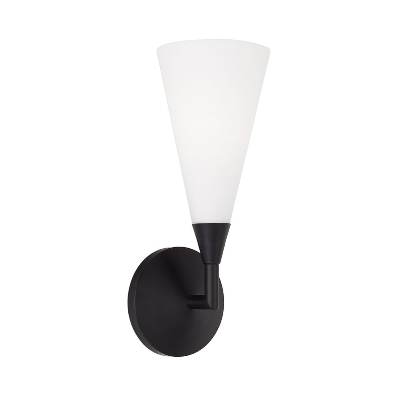 Capital Lighting 659111MB One Light Wall Sconce, Matte Black