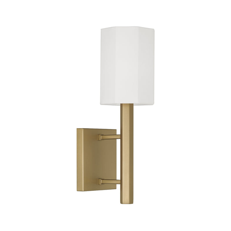 Capital Lighting 659511AD-716 One Light Wall Sconce, Aged Brass