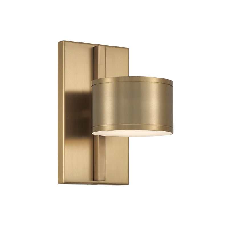 Capital Lighting 660921AD LED Wall Sconce, Aged Brass