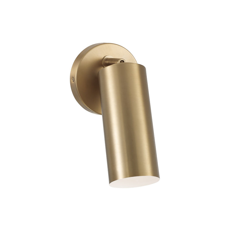 Capital Lighting 661711AD One Light Wall Sconce, Aged Brass
