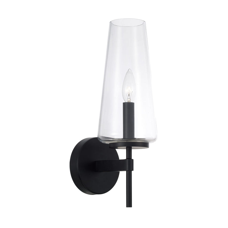 Capital Lighting 661911MB-663 One Light Wall Sconce, Matte Black