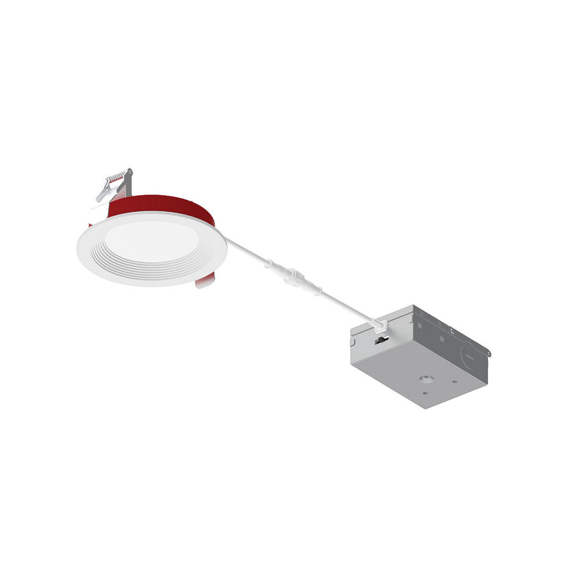 Nora Lighting NFRC-R4W2TWMPW LED Downlight, Matte Powder White