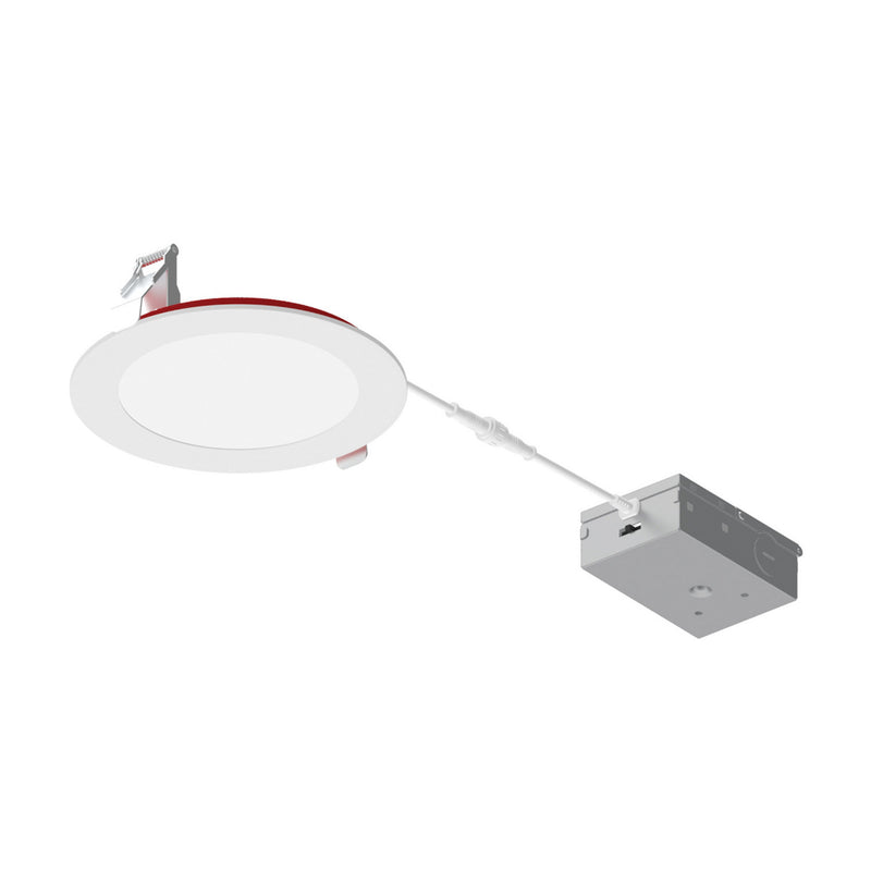 Nora Lighting NFRC-R6W1TWMPW LED Downlight, Matte Powder White
