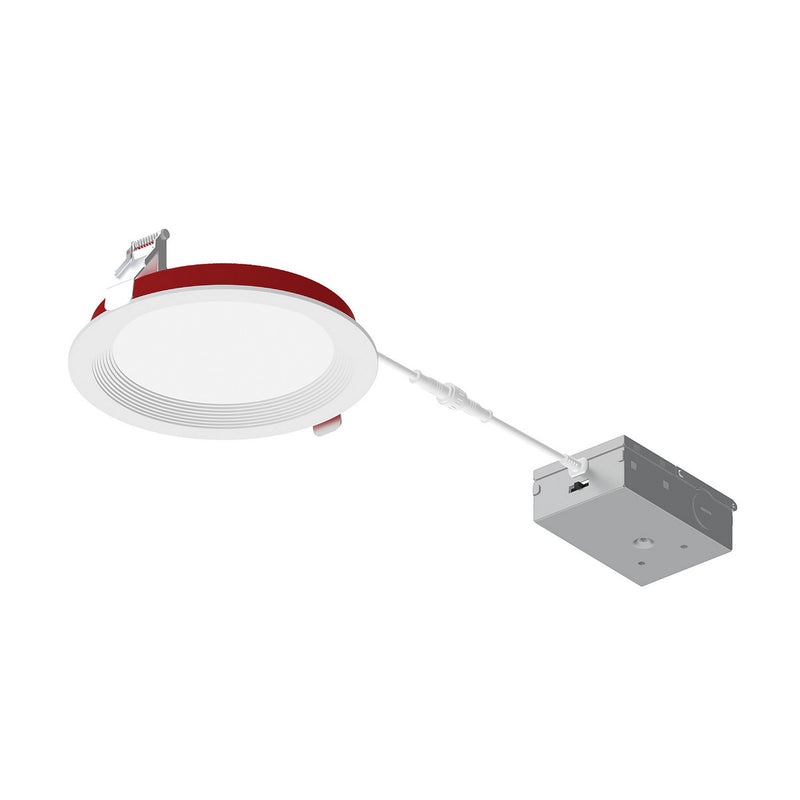 Nora Lighting NFRC-R6W2TWMPW LED Downlight, Matte Powder White
