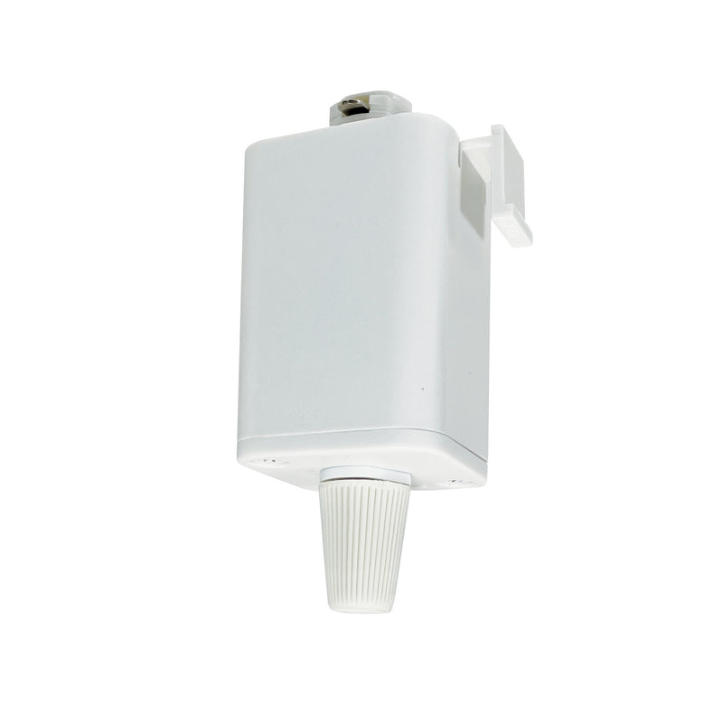 Nora Lighting NT-368W Pendant To Track Adapter, 1 Or 2 Circuit Track, White