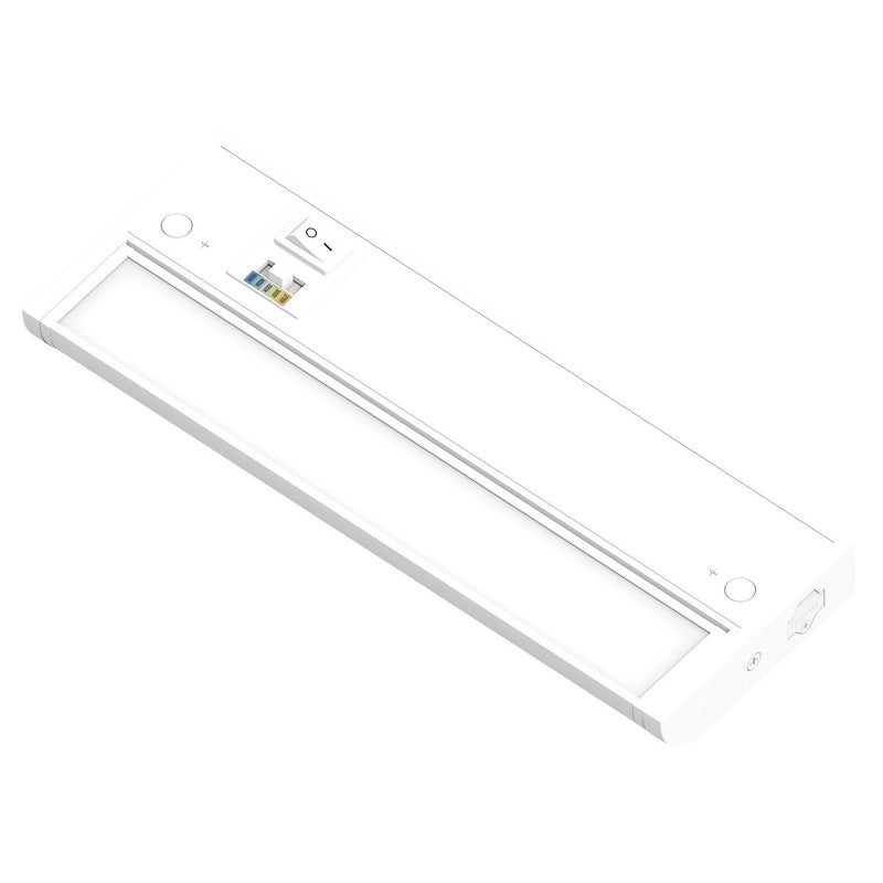 Nora Lighting NUDA-10TWMPW LED Under Cabinet, Matte Powder White