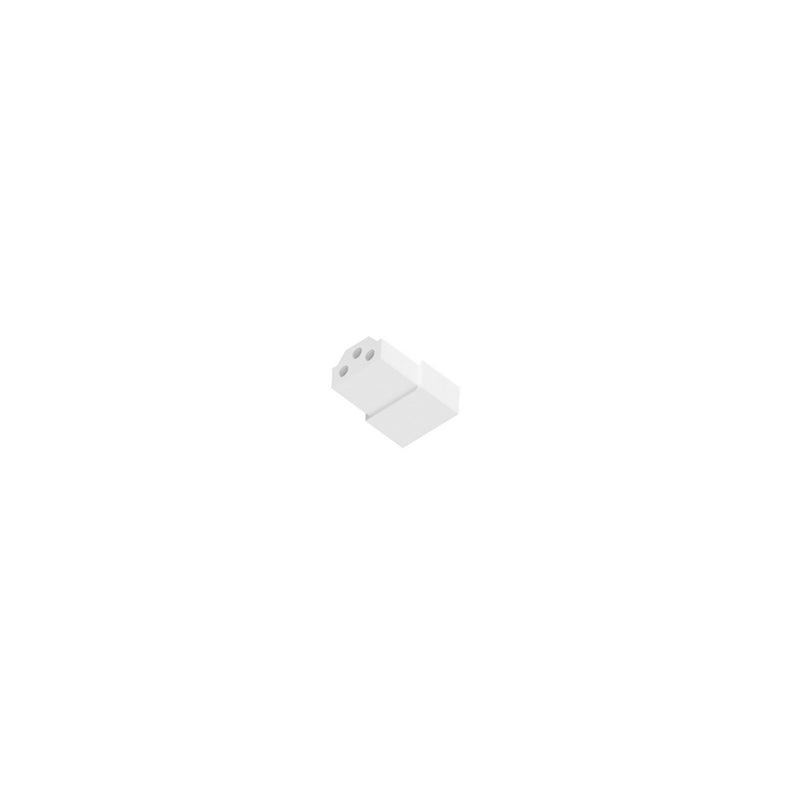 Nora Lighting NUDA-END End-to-End Connector, Matte Powder White