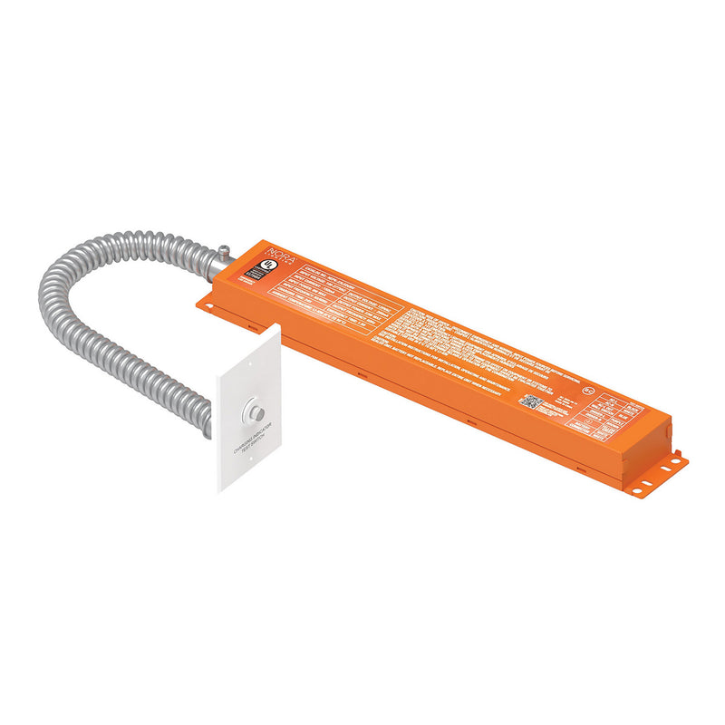 Nora Lighting NEPK-23LEDUNV LED Driver with Remote Test Switch, Orange