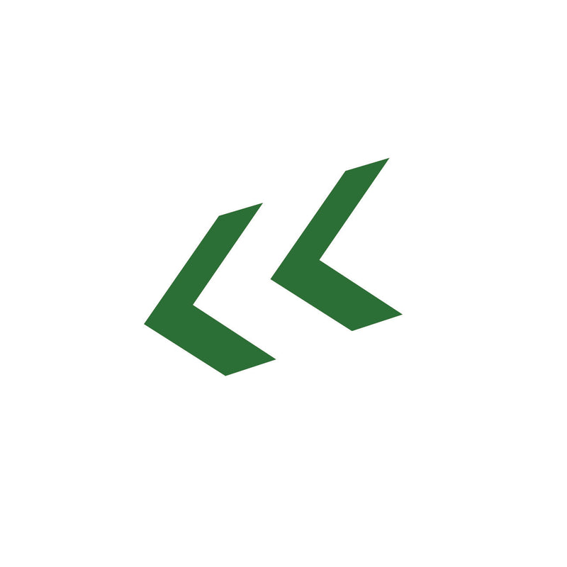 Nora Lighting NEXC-G Replacement Chevron for Edge-lit Exit Sign, Green