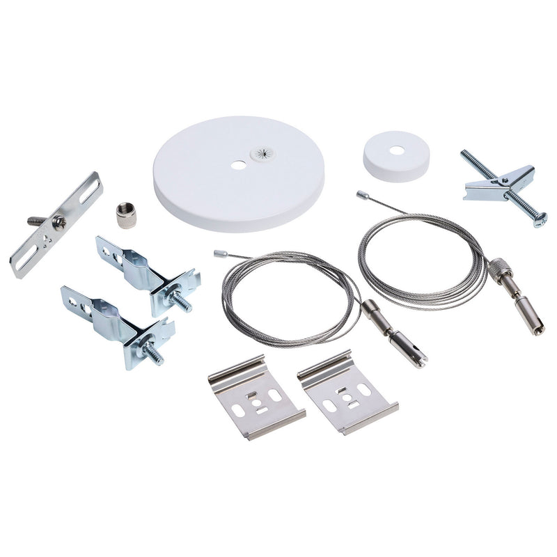 Nuvo Lighting 65-1192 Single Unit Suspension Kit, White
