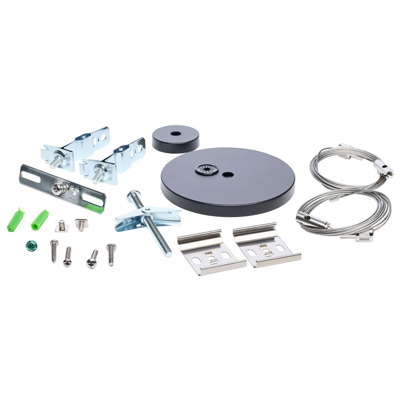 Nuvo Lighting 65-1193 Single Unit Suspension Kit, Black