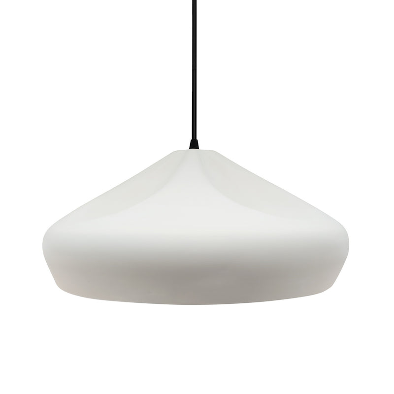 Justice Designs CER-6595-BIS-MBLK-BKCD One Light Pendant, Matte Black