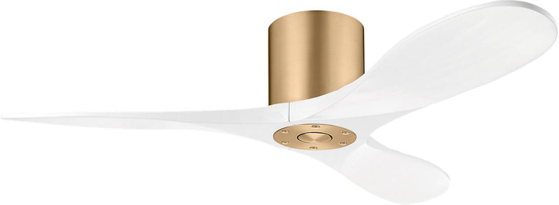 Visual Comfort Fan 3MAVHSM44BBSRZW 44" Ceiling Fan, Burnished Brass