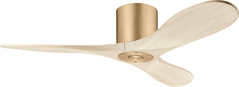 Visual Comfort Fan 3MAVHSM44BBSWWO 44" Ceiling Fan, Burnished Brass