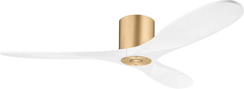 Visual Comfort Fan 3MAVHSM52BBSRZW 52" Ceiling Fan, Burnished Brass