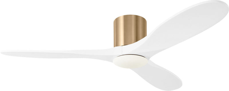 Visual Comfort Fan 3MAVHSM52BBSRZWD 52" Ceiling Fan, Burnished Brass
