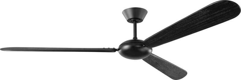 Visual Comfort Fan 3PODSM64MBKEBY 64" Ceiling Fan, Midnight Black