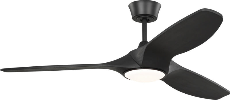 Visual Comfort Fan 3SLNSM52MBKD 52" Ceiling Fan, Midnight Black