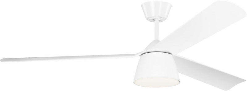 Visual Comfort Fan 3STUSM60RZWD 60" Ceiling Fan, Matte White