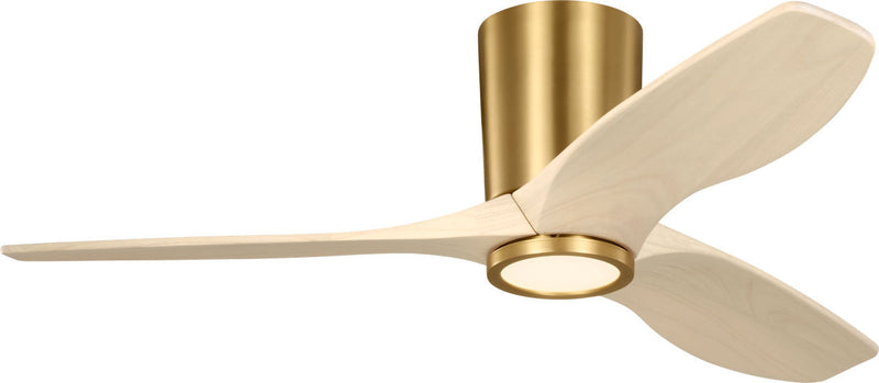 Visual Comfort Fan 3SYRHSM44BBSWWOD 44" Ceiling Fan, Burnished Brass