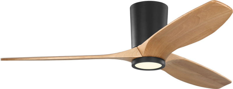 Visual Comfort Fan 3SYRHSM52MBKNHD 52" Ceiling Fan, Midnight Black