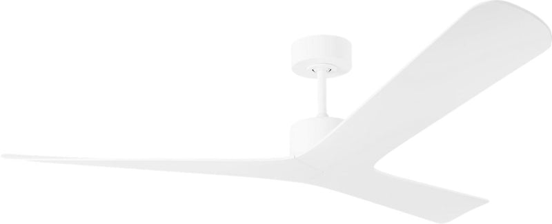 Visual Comfort Fan 3TPKSM57RZW 57" Ceiling Fan, Matte White