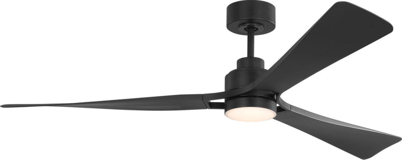 Visual Comfort Fan 3TRLSM60MBKD 60" Ceiling Fan, Midnight Black