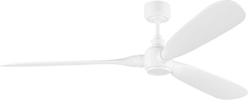 Visual Comfort Fan 3VALSM60RZW 60" Ceiling Fan, Matte White