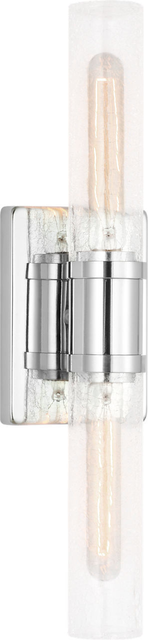 Visual Comfort Studio 4565002CC-05 Two Light Vanity, Chrome/Chrome