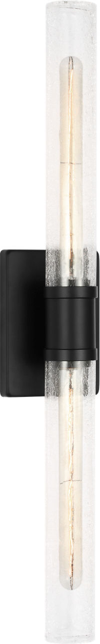Visual Comfort Studio 4665002CC-112 Two Light Vanity, Midnight Black/Midnight Black