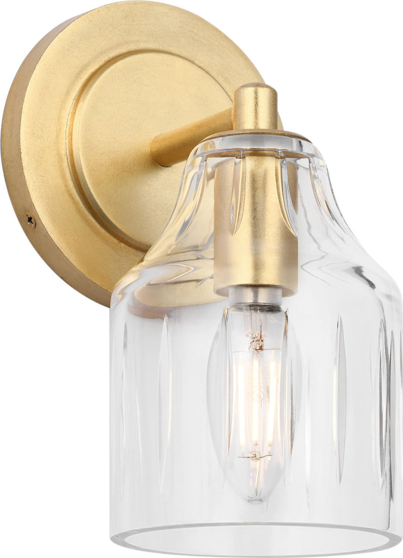 Visual Comfort Studio AV1011GD One Light Bath, Gild/Gild